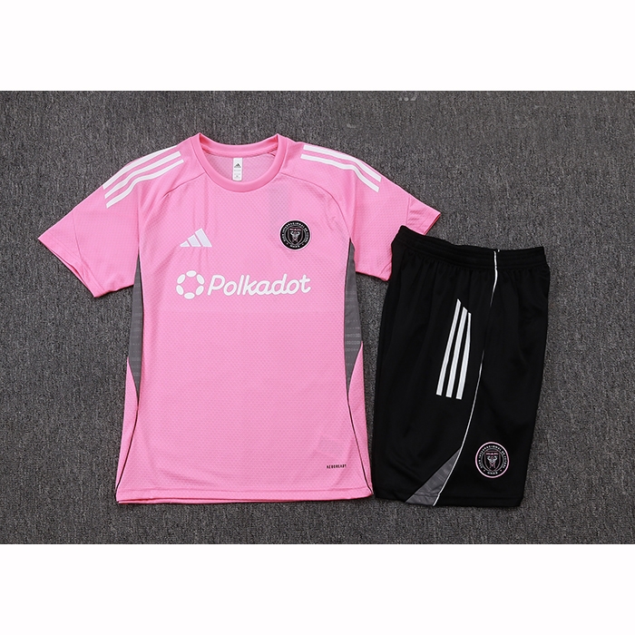 Chandal del Inter Miami Manga Corta 25-26 Rosa - Pantalon Corto